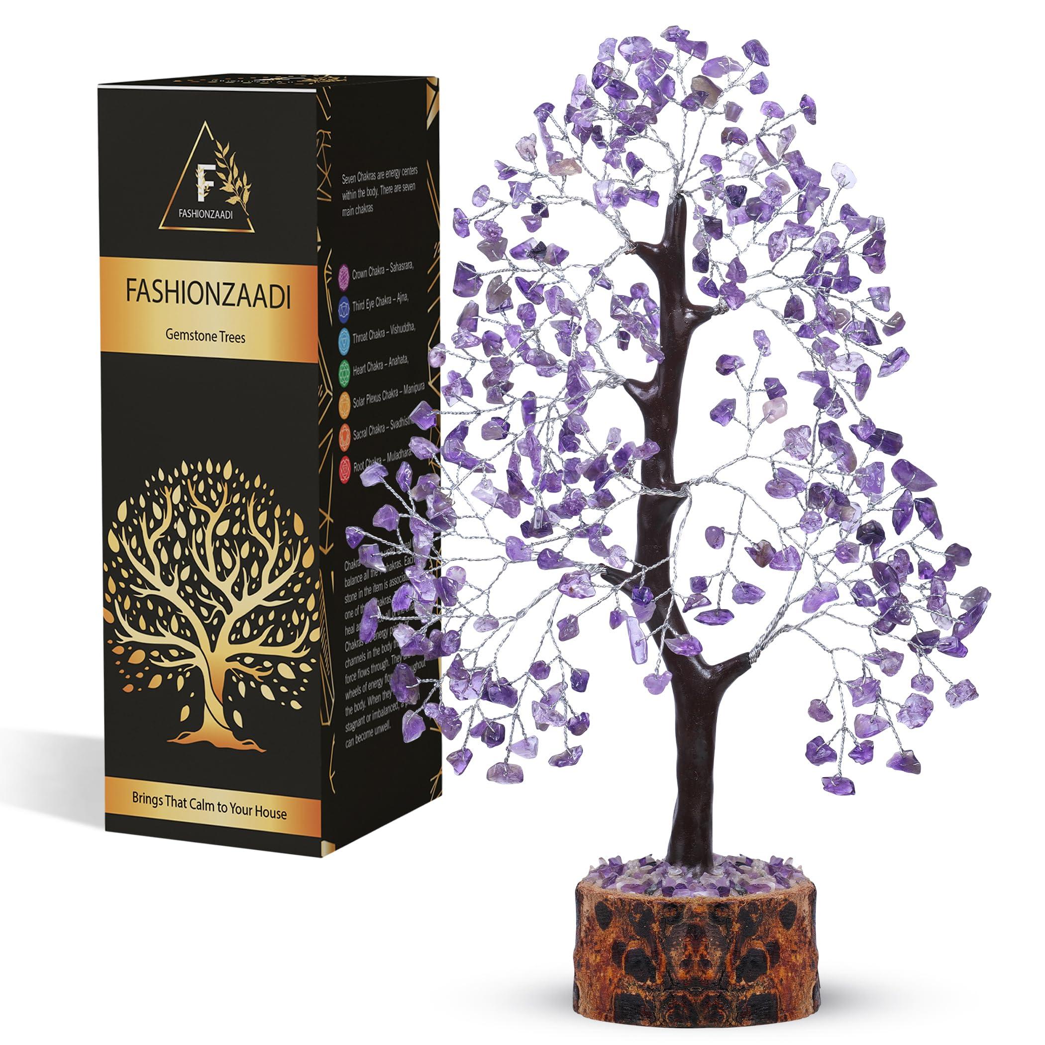 FASHIONZAADI: Amethyst-Edelstein-Bonsai, Geldbaum, Chakra-Baum, Feng Shui, Kristall-Chakra