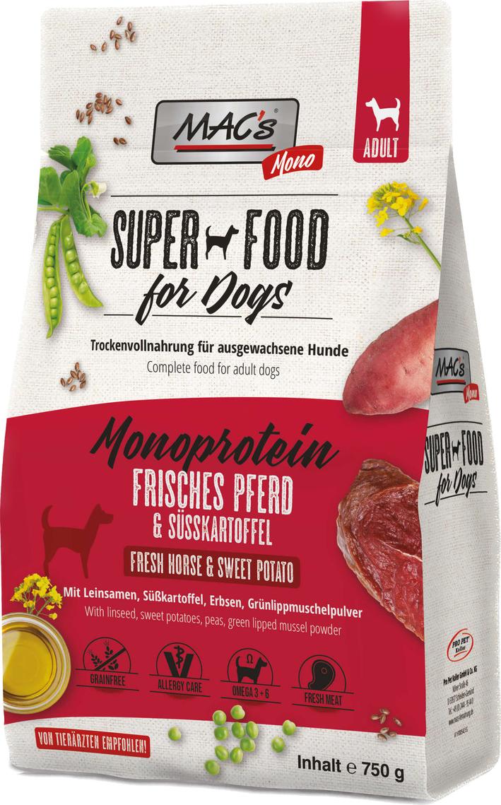 Mac's MACs Monoprotein frisches Pferd 750 g 14212