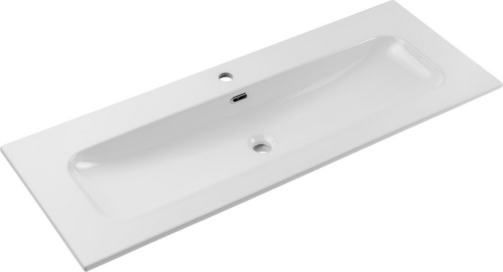 DobreSNY Comad FLY 120D Doppel Waschtisch 121x46x15,5 cm, Weiß, Keramik COM-FLY 120D DP ( E-8073-120D )
