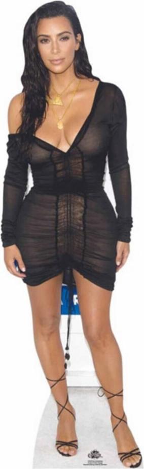 Star Cutouts Celebrity Pappaufsteller (Stand Up) - Kim Kardashian (160 cm)