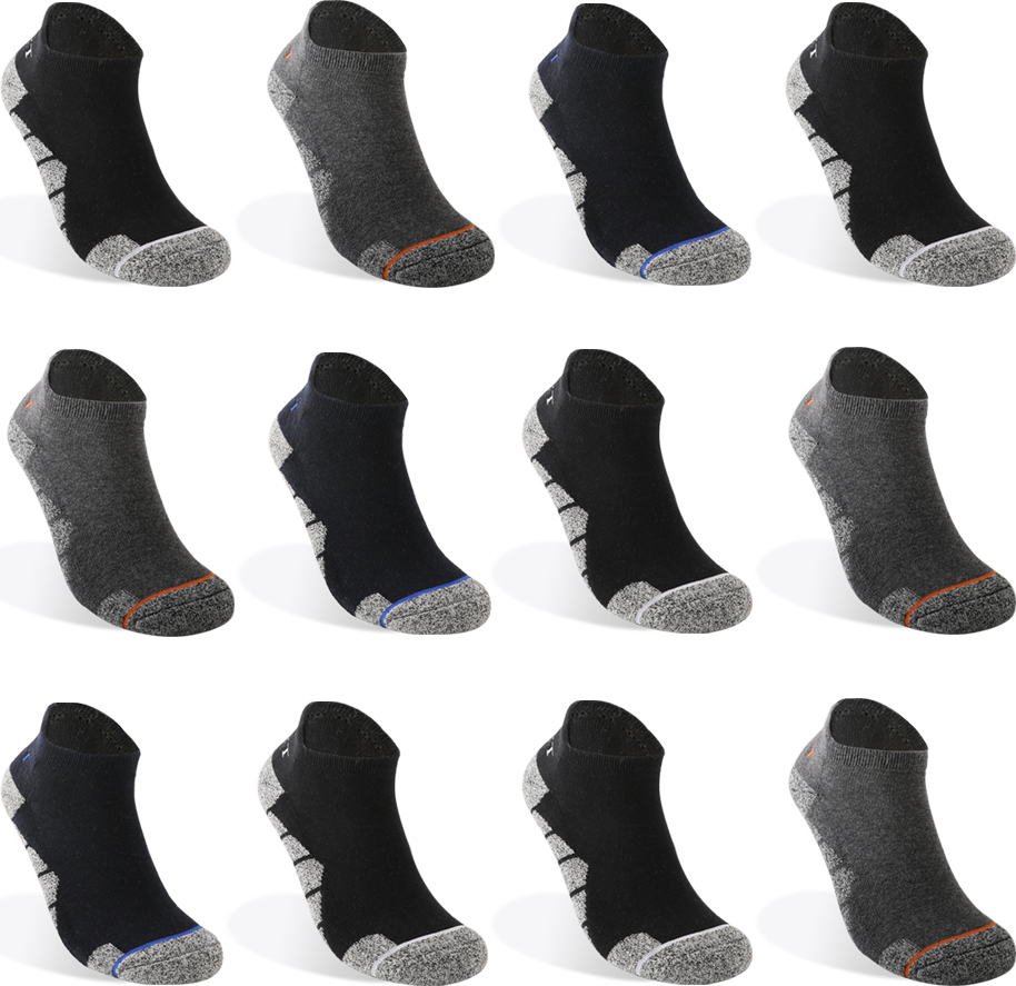 Produktbild von 5 Paare Herren Zehensocken Winter Warm Strümpfe Baumwolle EU 39-43, Sportsocken Mit Zehen Arbeitssocken Anti-Geruch Laufsocken Sneaker Socken Für