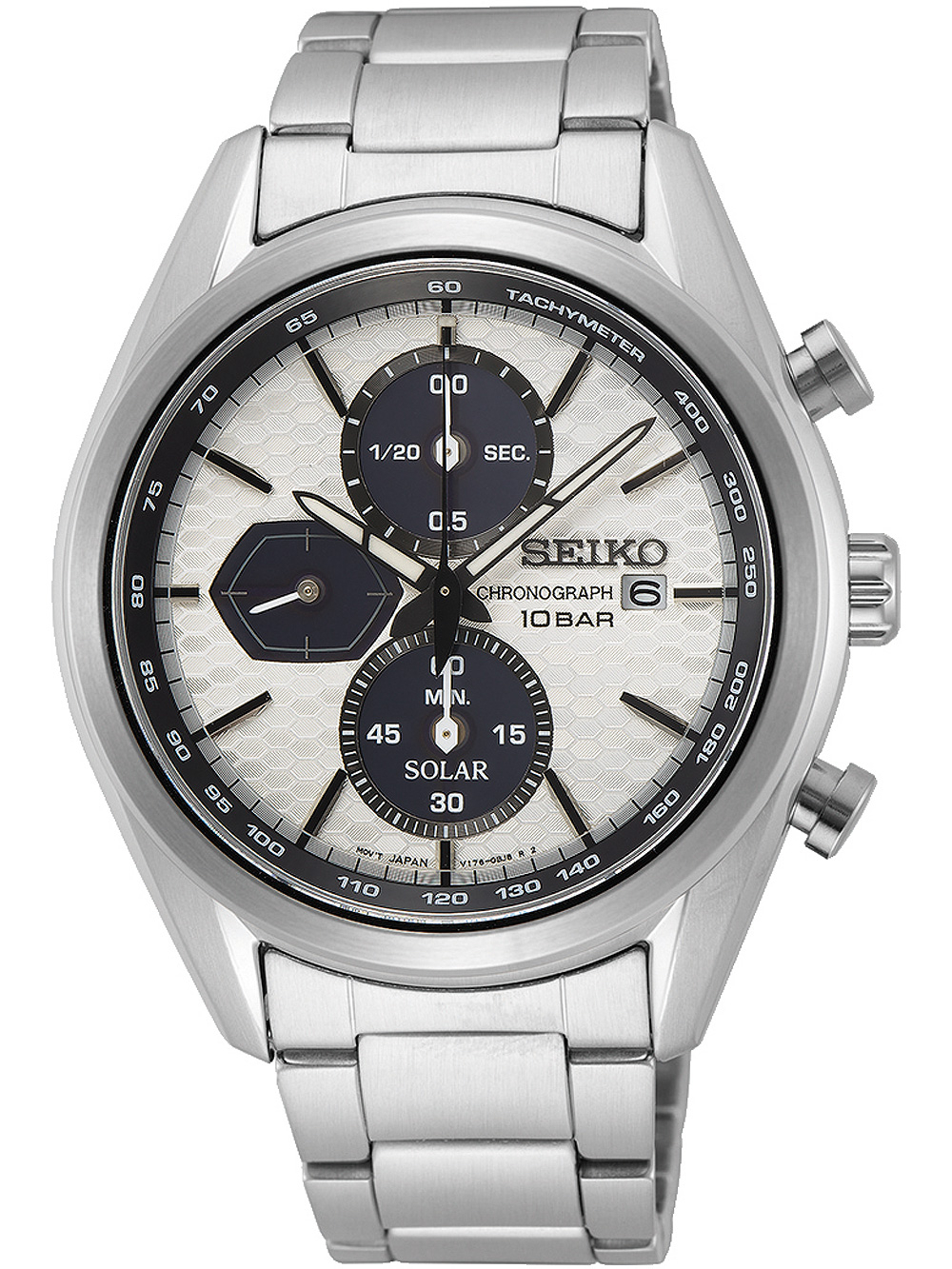 Pánske náramkové hodinky SEIKO so solárnym chronografom a zafírovým sklom - Machina Sportina SSC769P1