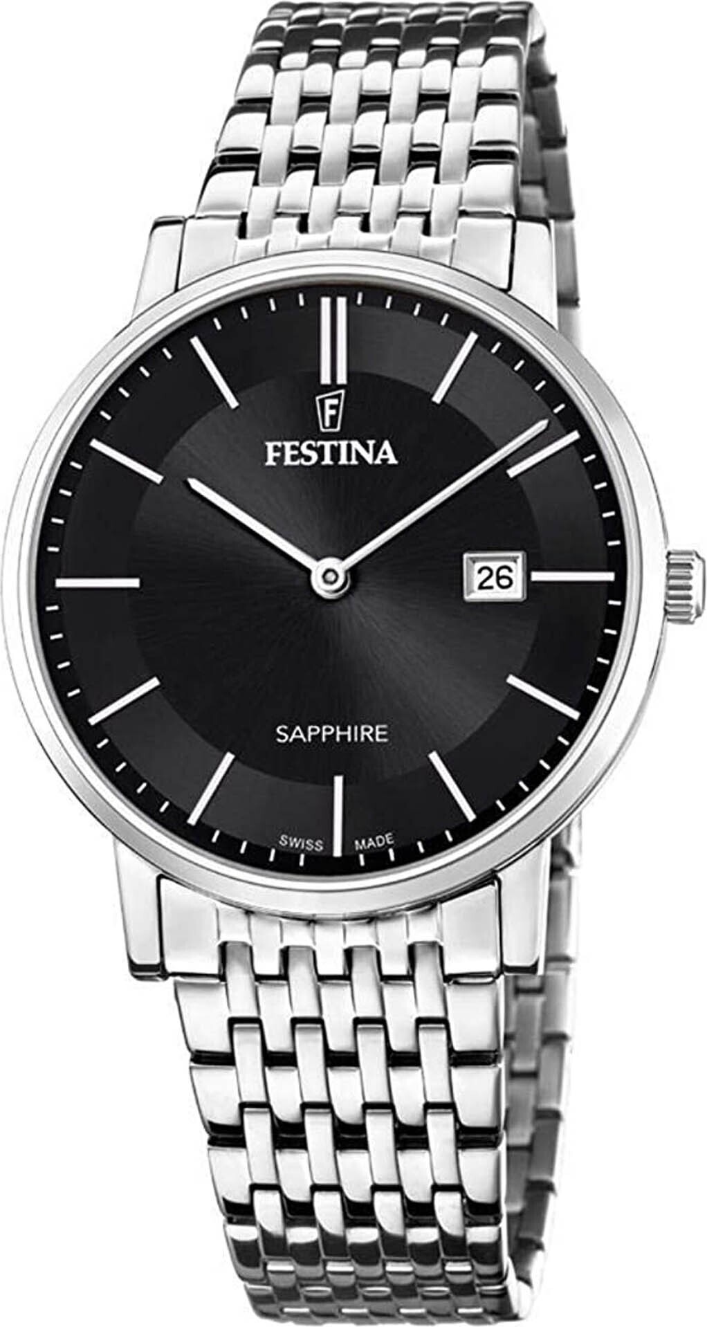 Pánske hodinky Festina F20018-3 strieborné