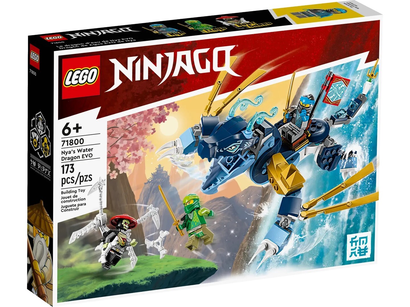 LEGO NINJAGO 71800 Vodný drak Nya EVO
