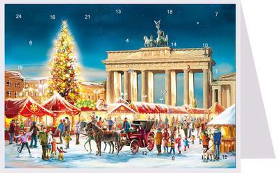 Pohľadnicový adventný kalendár \"Berlín\"""""