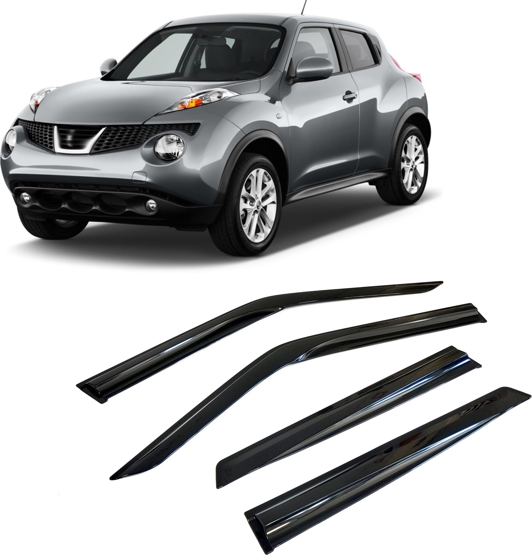 Windabweiser Set Für Mercedes Sprinter 2006-2024 - 2-tlg. Seitenfenster Deflektoren