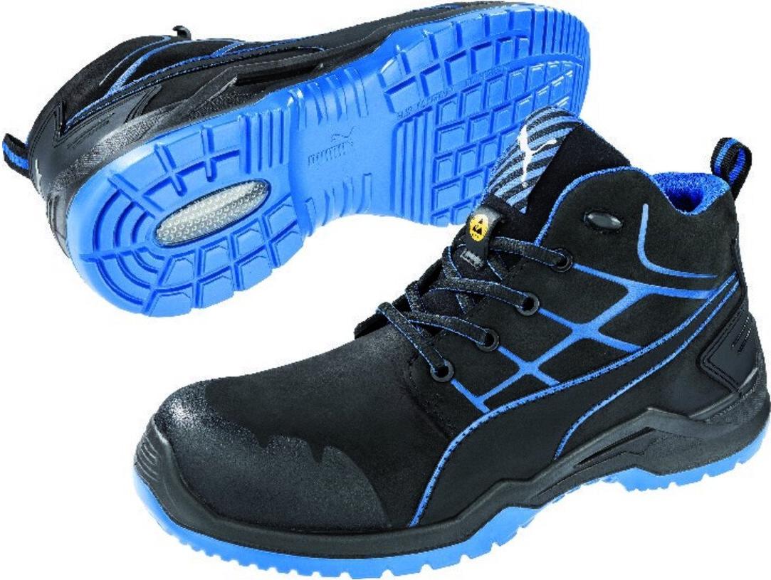Stiefel 634200, ESD,S3,Gr.42,schwarz/blauPuma 634200/42