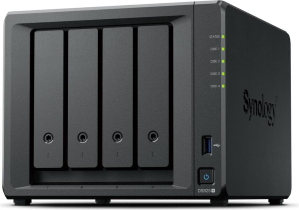 Synology 4-bay DiskStation up to 9-bay AMD Ryzen (DS925+)