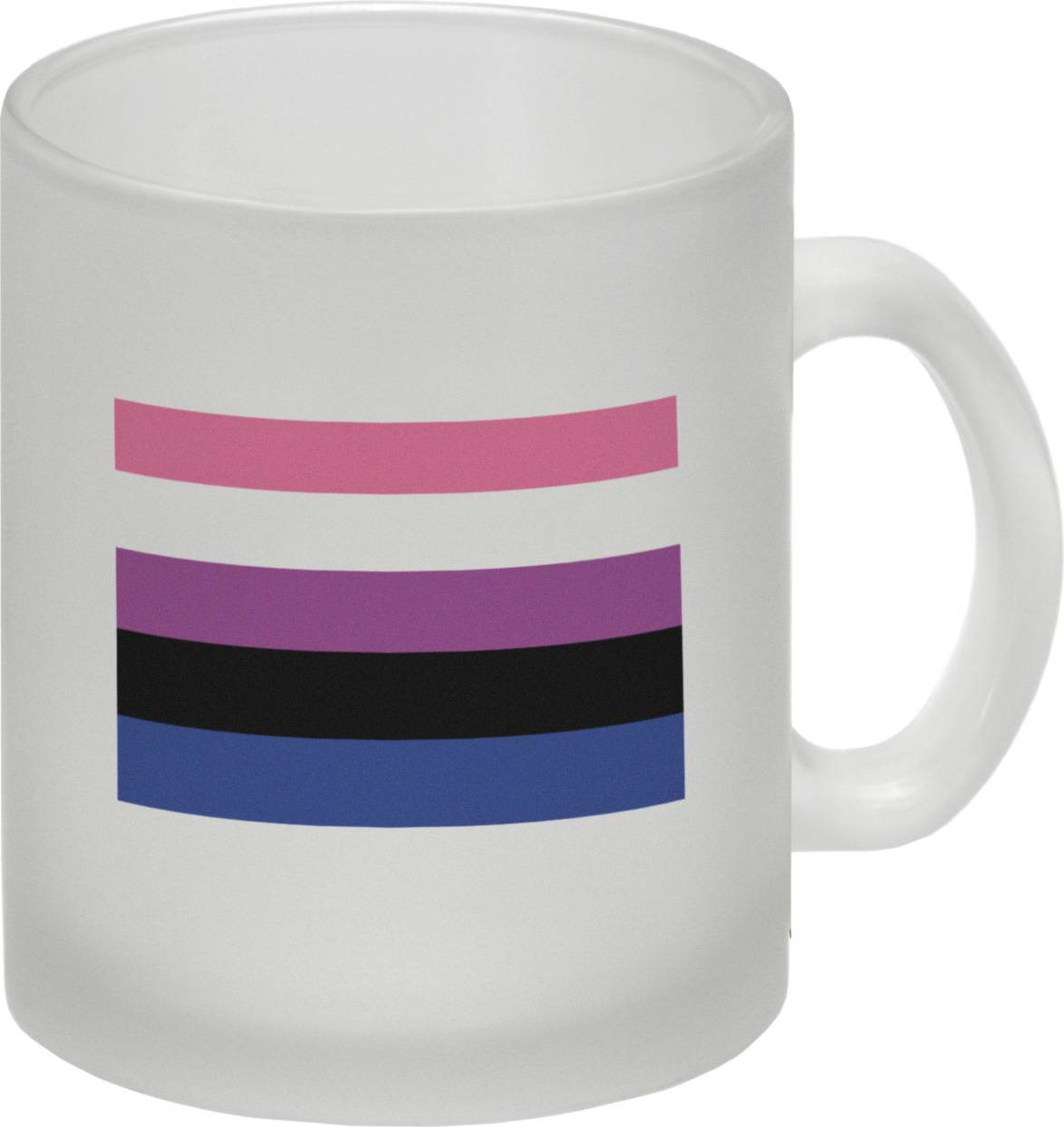 speecheese Gender fluid Flagge Gleichberechtigung Glas Tasse