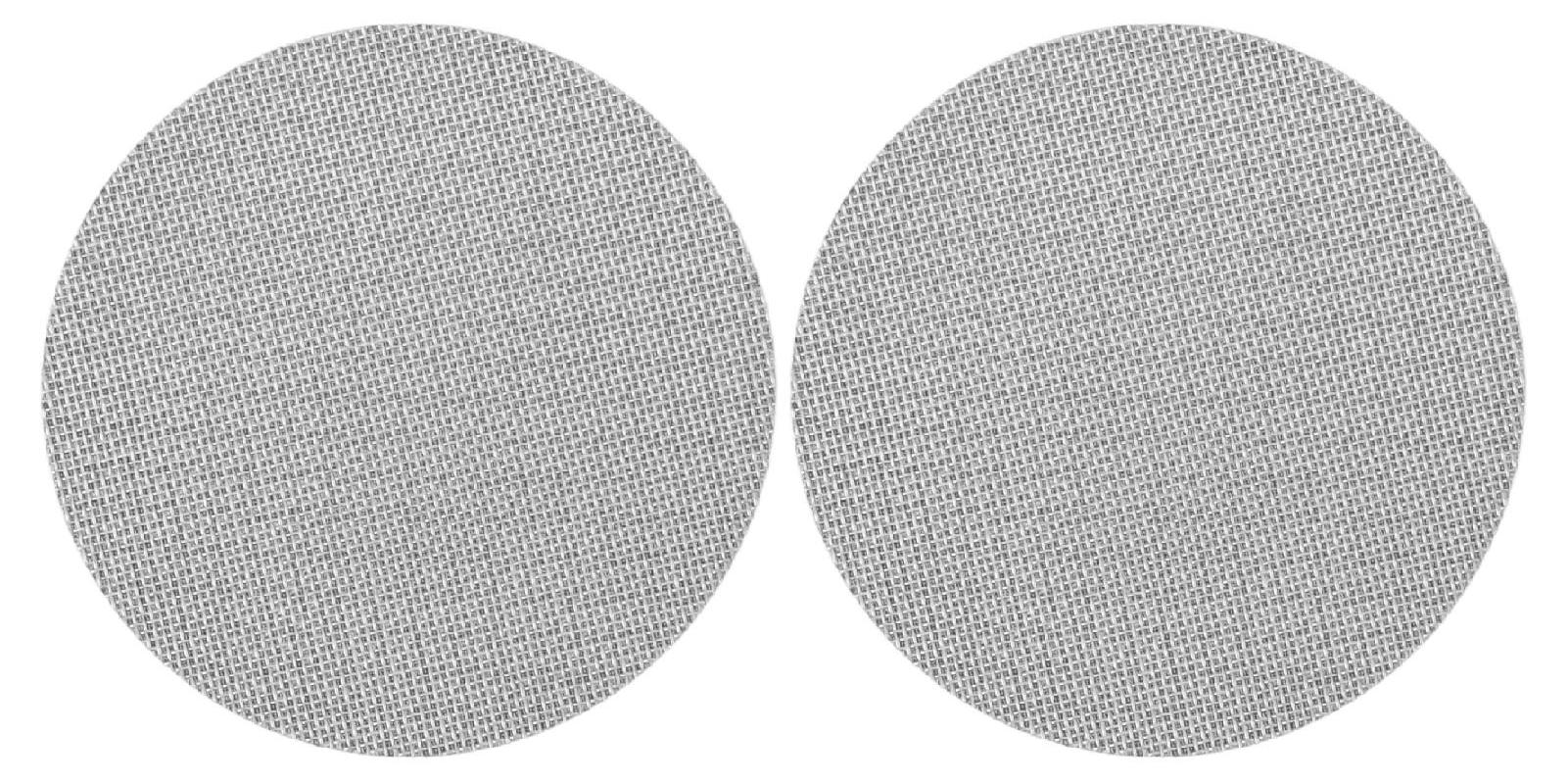 Gistuch 2 Stück Kaffee-Puck-Sieb, 1 mm, Edelstahl, Sekundärwasserverteilung, Durchmesser 58 mm