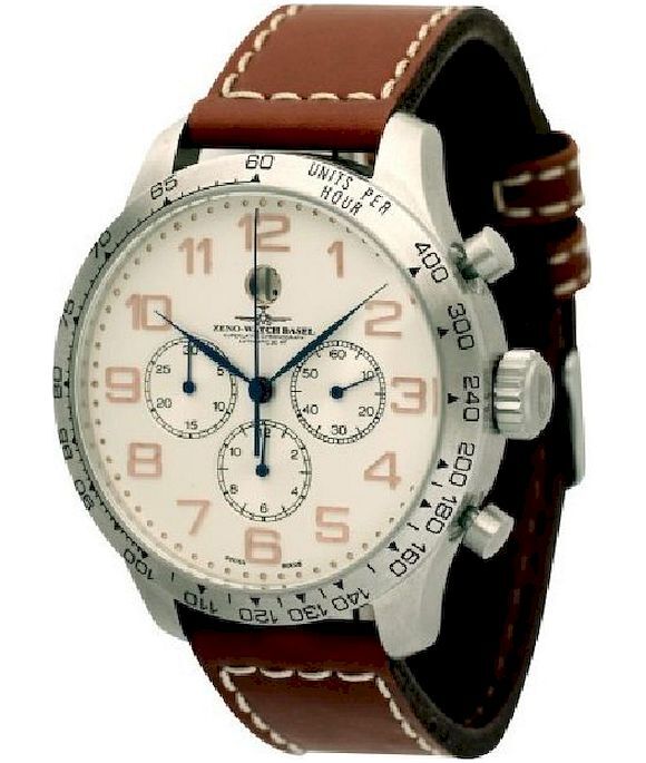 Zeno-Watch - Náramkové hodinky - Pánske - OS Tachymeter Retro Chrono 2025- 8559THD12T-f2