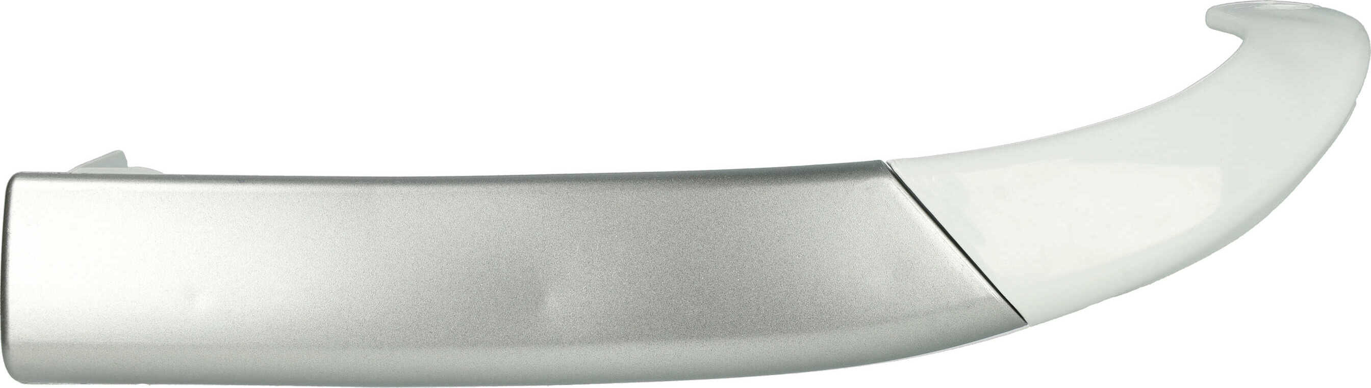 vhbw Türgriff kompatibel mit Beko K6360F-HC, K6360-HC, K6370FNFE-HC, K6330-HC, K6340NF-HC, K6330ESV-HC Kühlschrank Grau Weiß