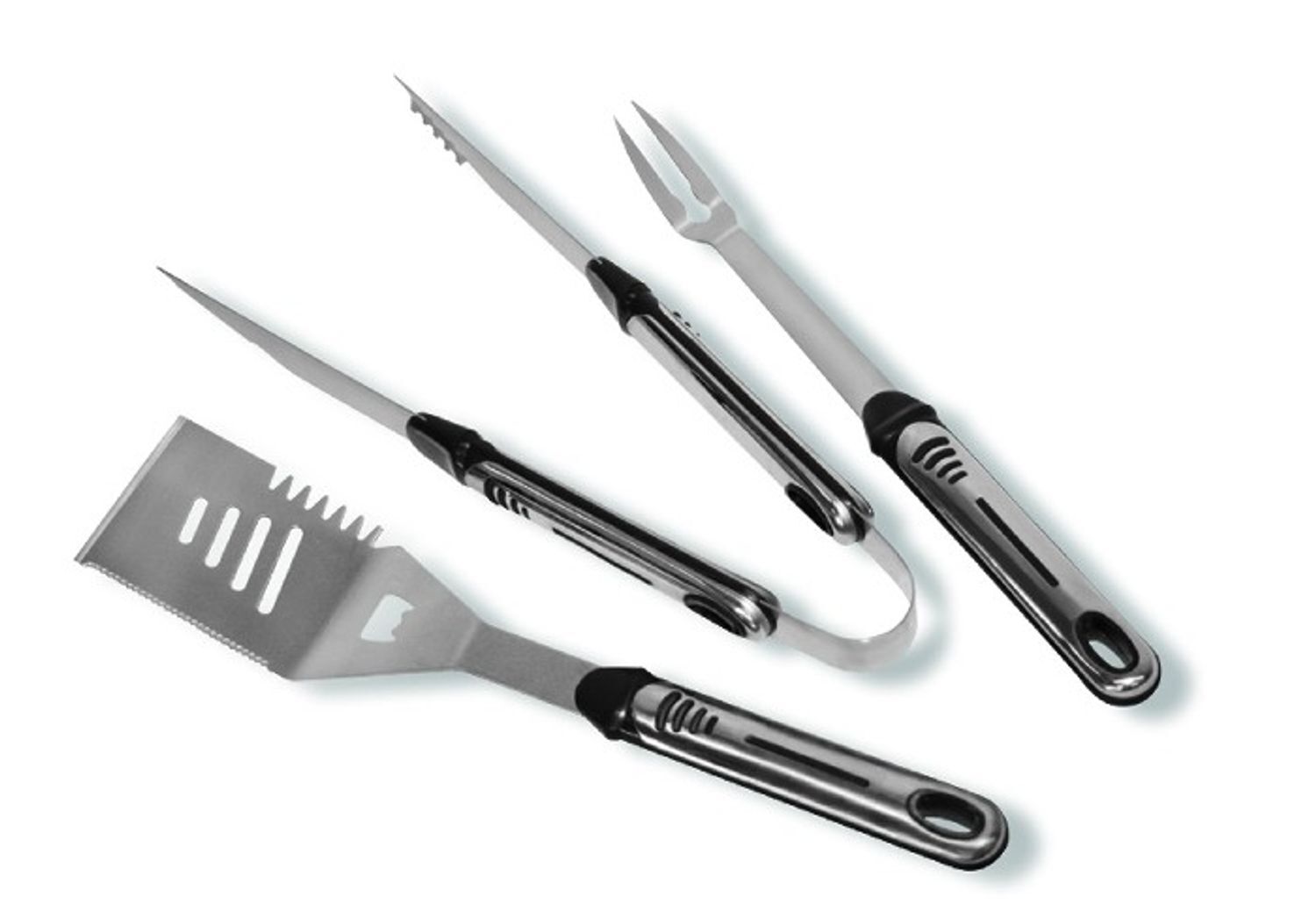 Grillbesteck Activa Grillküche Edelstahl 3-teilig Länge 45cm 15500