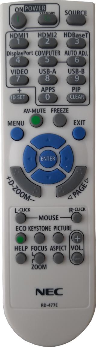 Original Fernbedienung für Nec ImagePro RD-477E-ImagePro-NEW