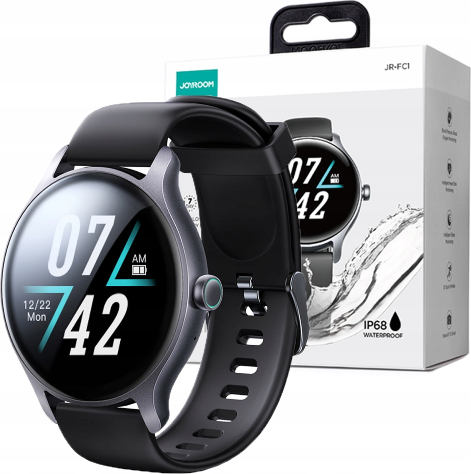 Joyroom Smartwatch Fc1 Classic Series mit Anrufbeantwortungsfunktion Grau B-4467