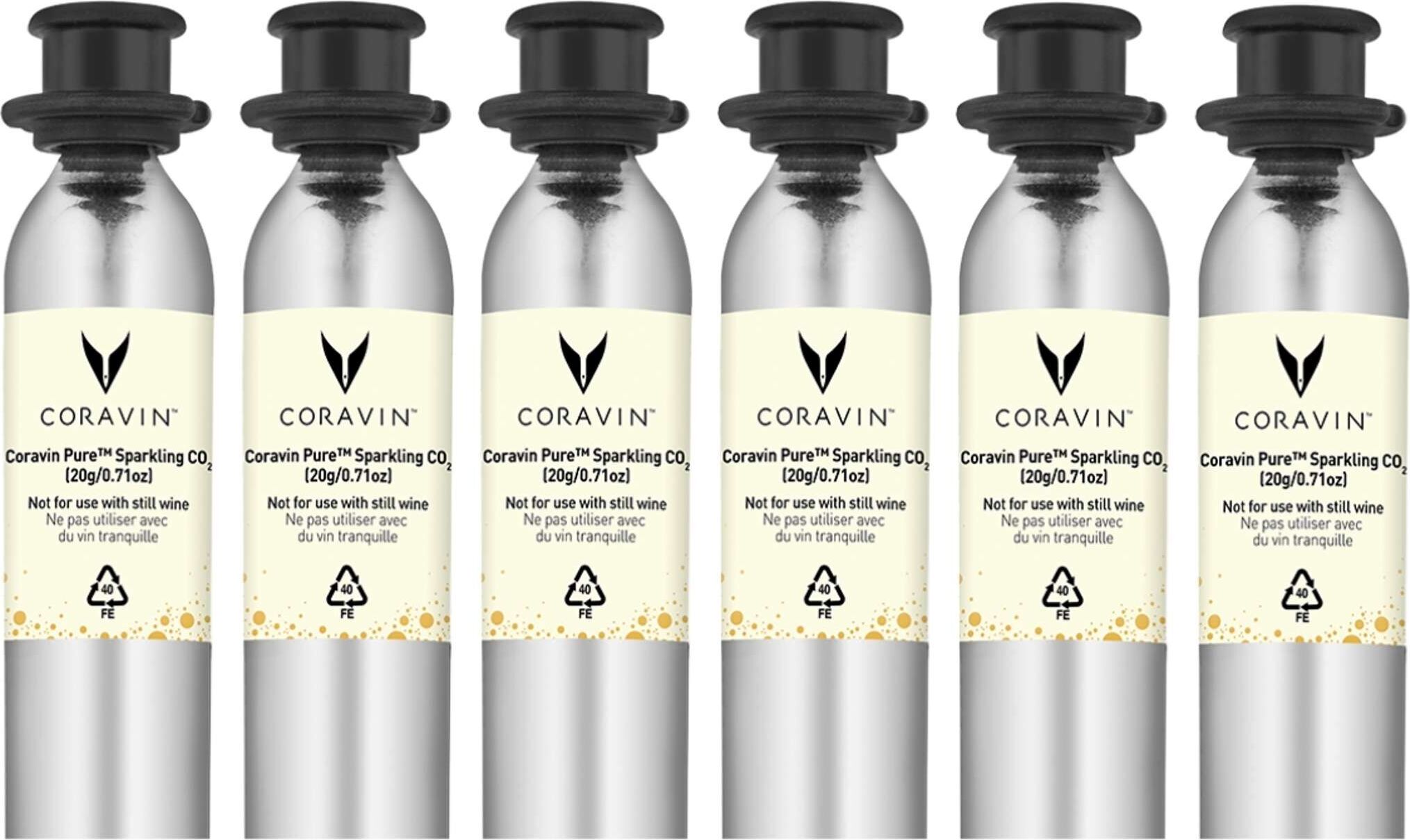 Coravin Sparkling Capsules Set von 6 Stcke 148345