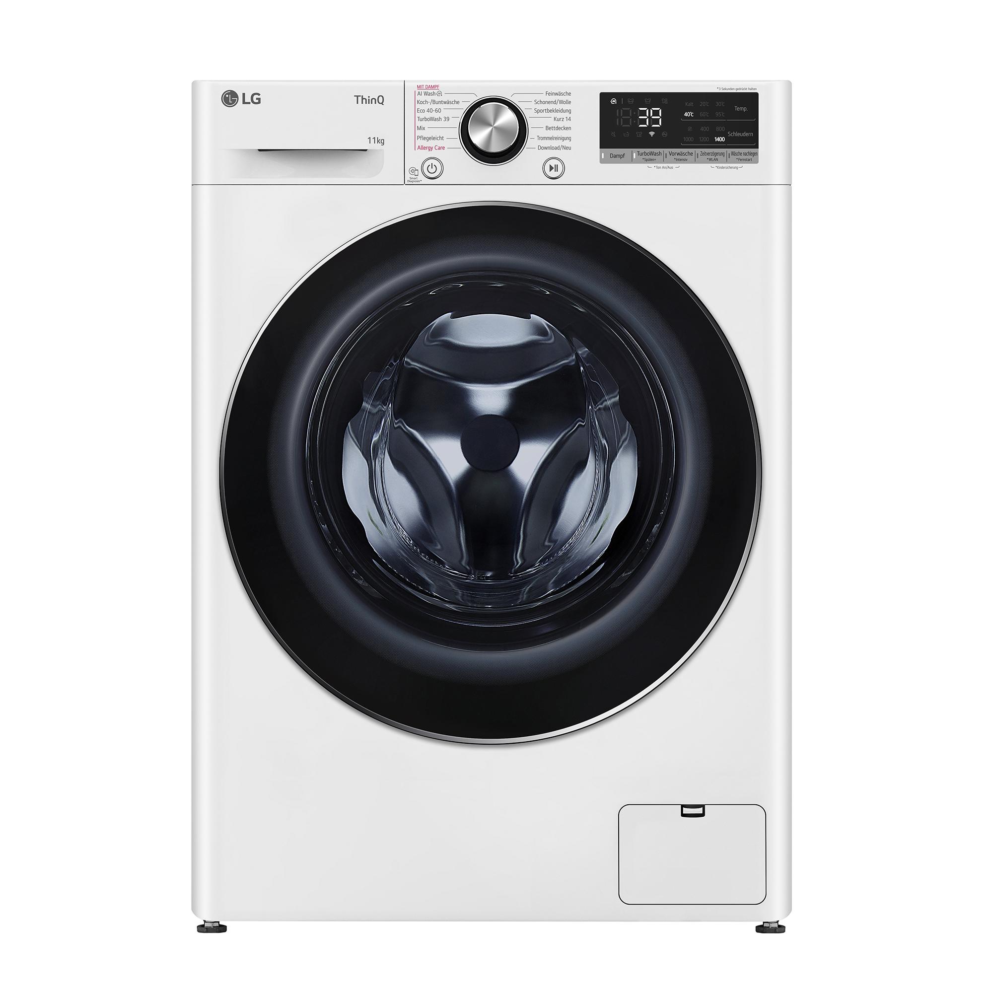 LG F4WR7012 Waschmaschine 11kg AquaLock Unwuchtkontrolle Wäsche Nachlegen