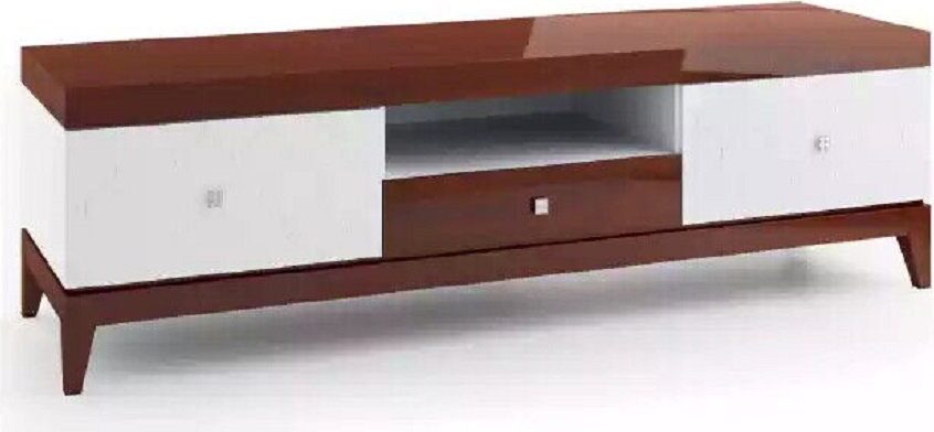 Wohnzimmer TV-Schrank Luxus Holz Braun JVmoebel
