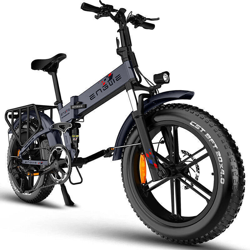 ENGWE Engine Pro E Bike Pánsky skladací elektrický bicykel s 20 "x 4,0" tučnou pneumatikou, 48V 16Ah odnímateľná batéria s dlhým dojazdom až 150KM