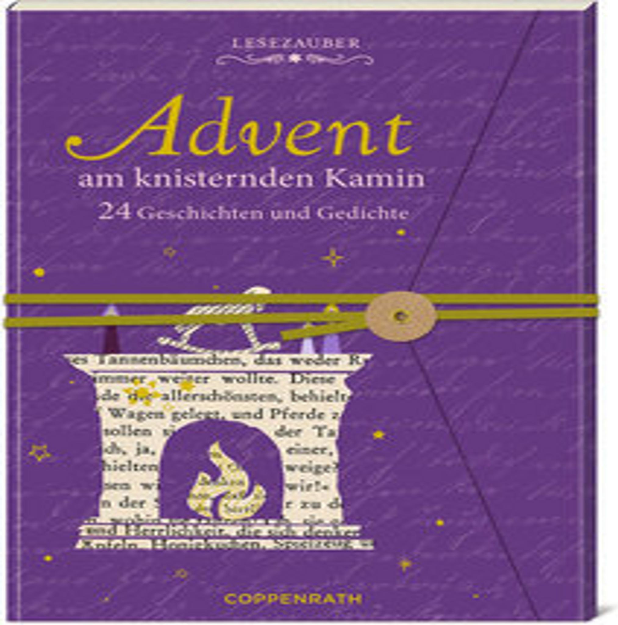 Kniha s adventným kalendárom - Advent pri praskajúcom krbe