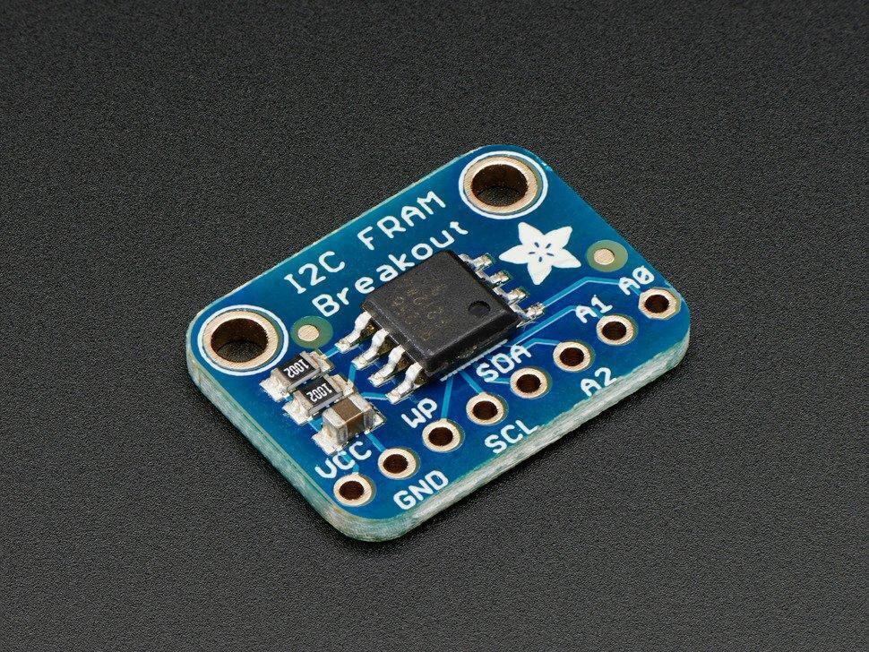 Adafruit I2C Nichtflüchtiges FRAM Breakout, 256Kbit / 32KByte 1895