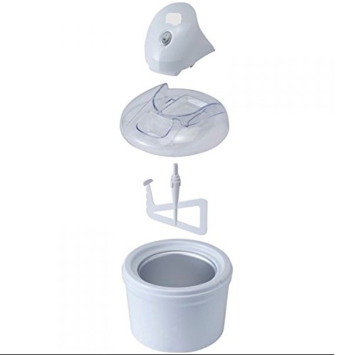 Mia Perfect Mix Eismaschine Eiscreme Maschine 4in1( Speiseeismaschine Speiseeisbereiter, Sorbet Maschine, Frozen Yoghurt Maschine, Eiswürfelbehälter ), 1,2 L, Eisherstellung 15 min. + 3x Speiseeispulver ()