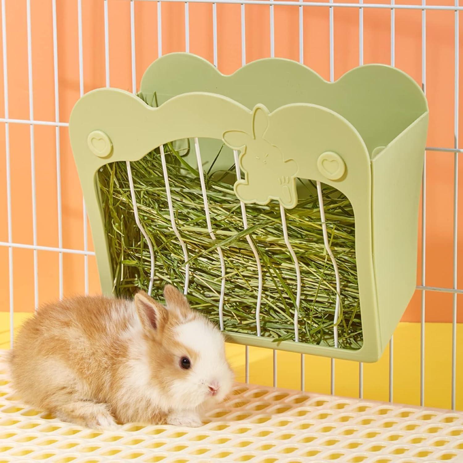 Markenlos Hängendes Heuraufe für kleine Tiere - Kaninchen, Zwergkaninchen, Meerschweinchen (Gemüse)