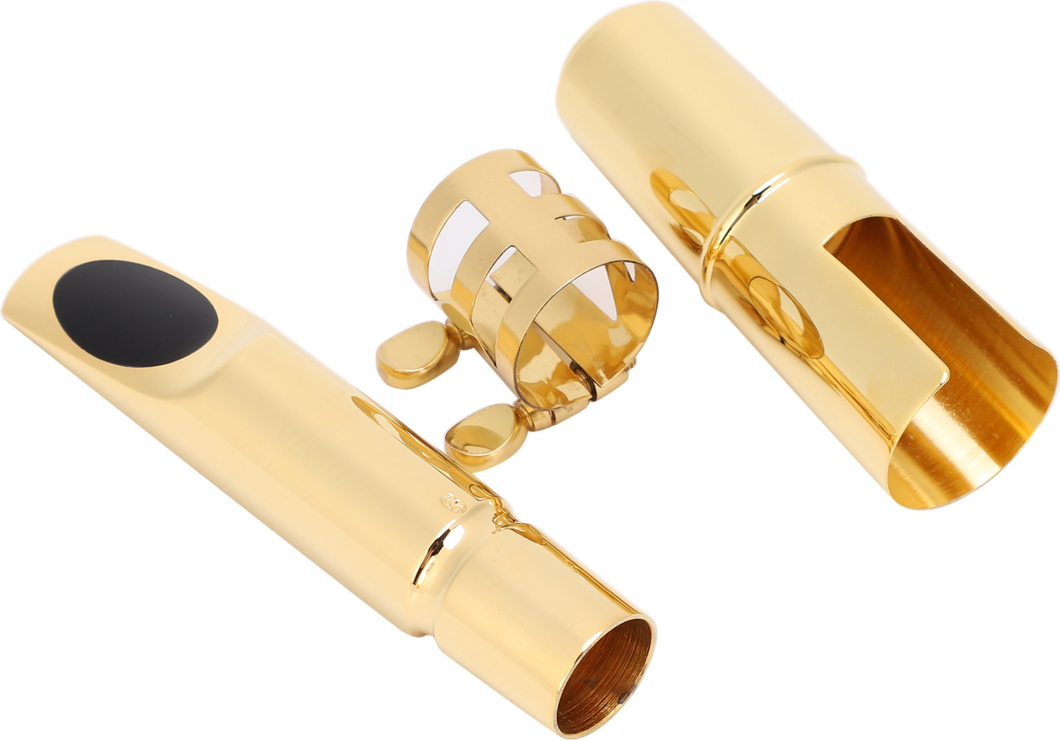 Cocosity Sax Zubehör,Sax Mundstück,Messing Sax Mundstück,Bariton Saxophon Mundstück,Messing Sax Mundstück,Metall Sax Mundstück