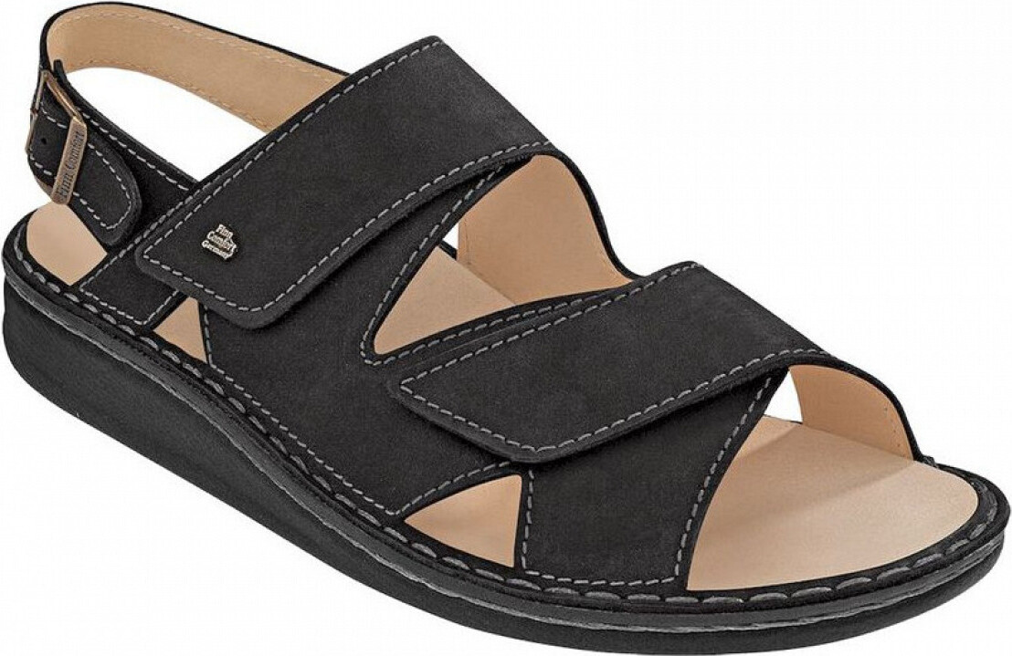 Finn Comfort Komfort Sandalen Toro-S Damen 3438333235 Schwarz 45 EU 81528-260099