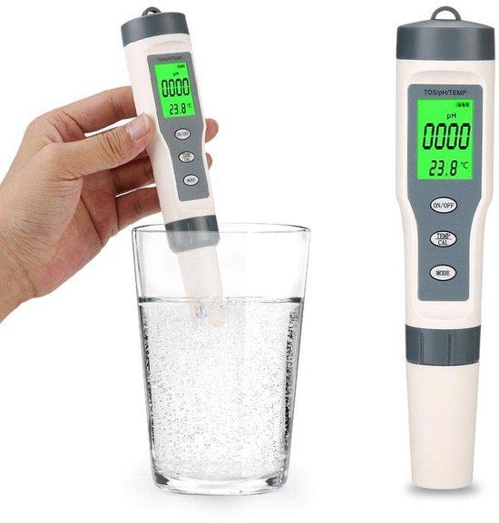Famanu Wasserqualitätstester 3-in-1 - Digitaler TDS, pH SHSHOP