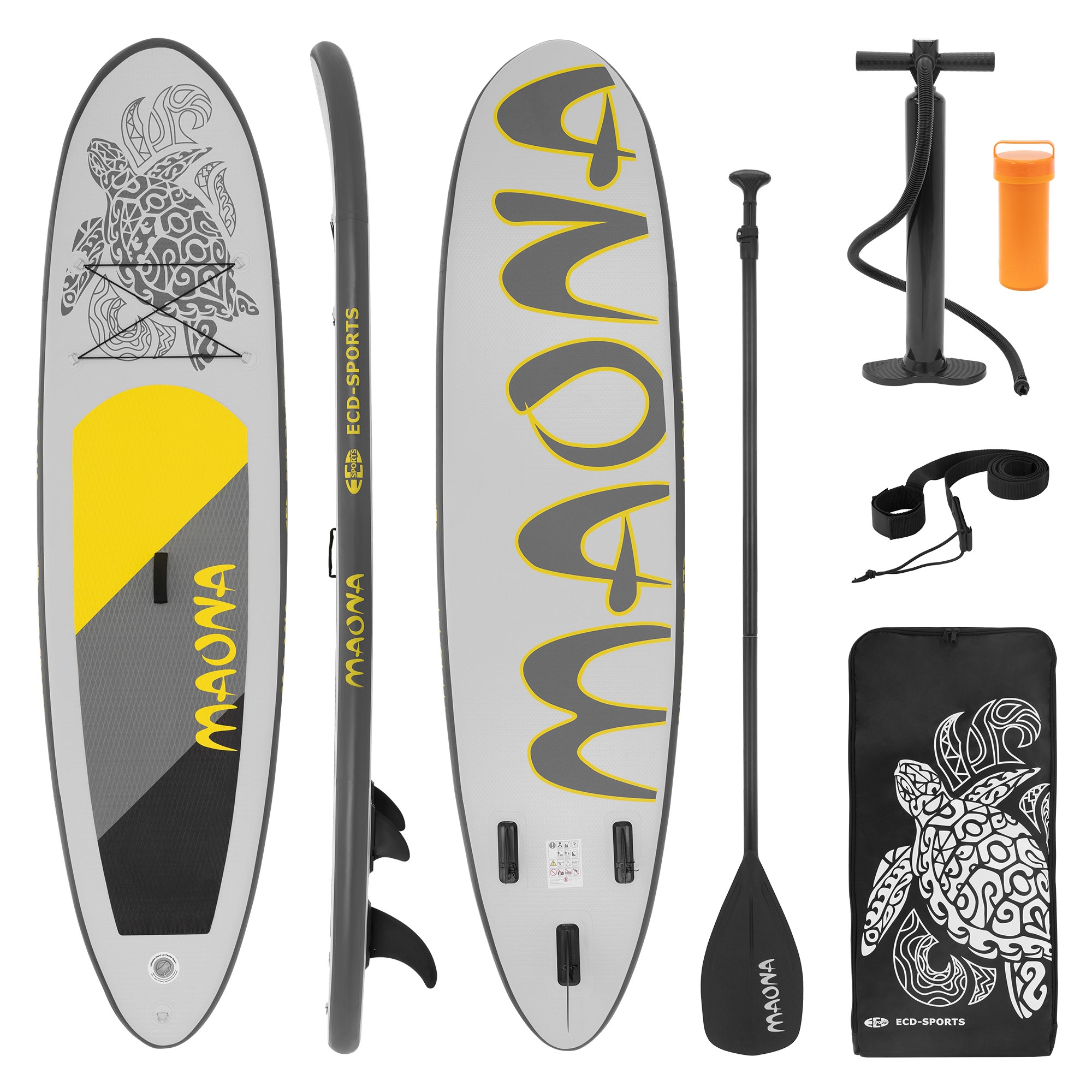 Surfboard Stand Up Paddle SUP Board Maona Paddelboard Paddling Rosa/Grau/Türkis 
