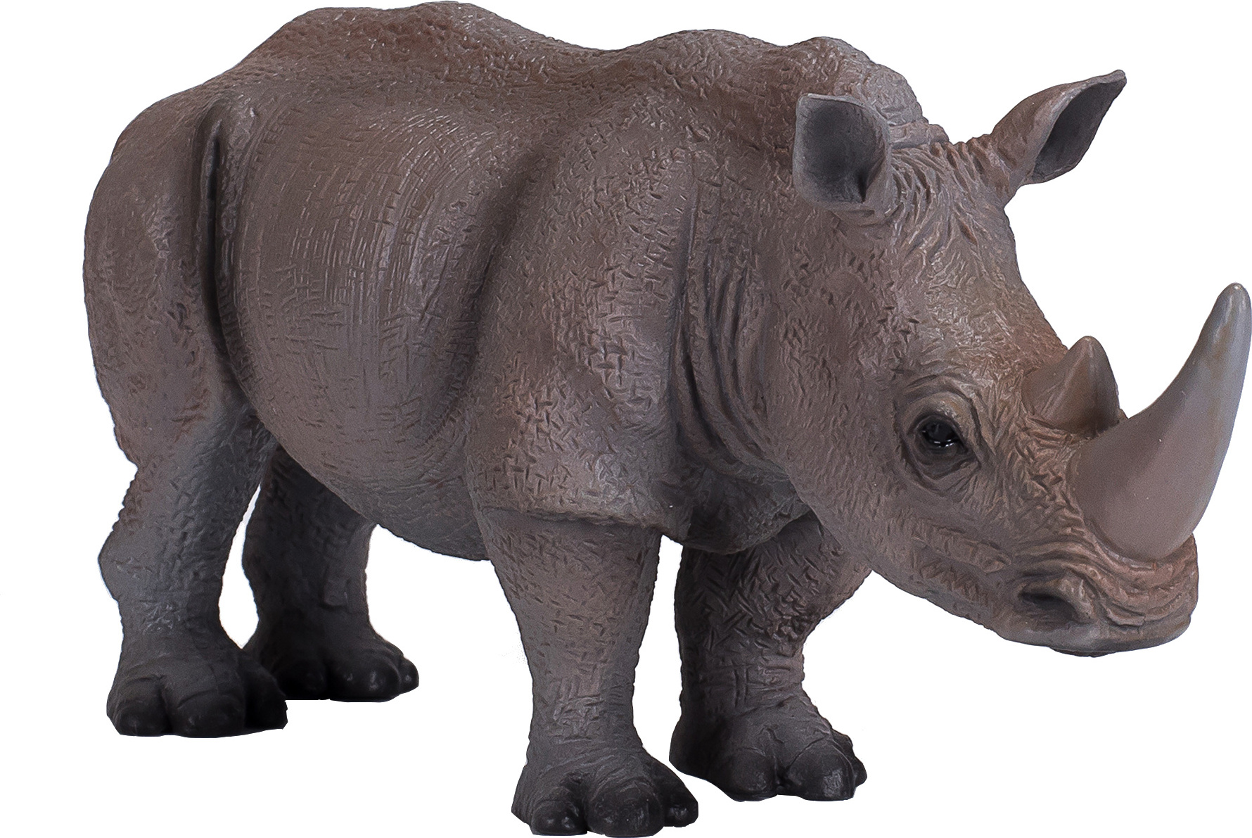 small foot Mojo Fun White Rhinoceros, 3 Jahr(e), Wildlife, Grau, Weiß, Polyvinylchlorid (PVC) 387103