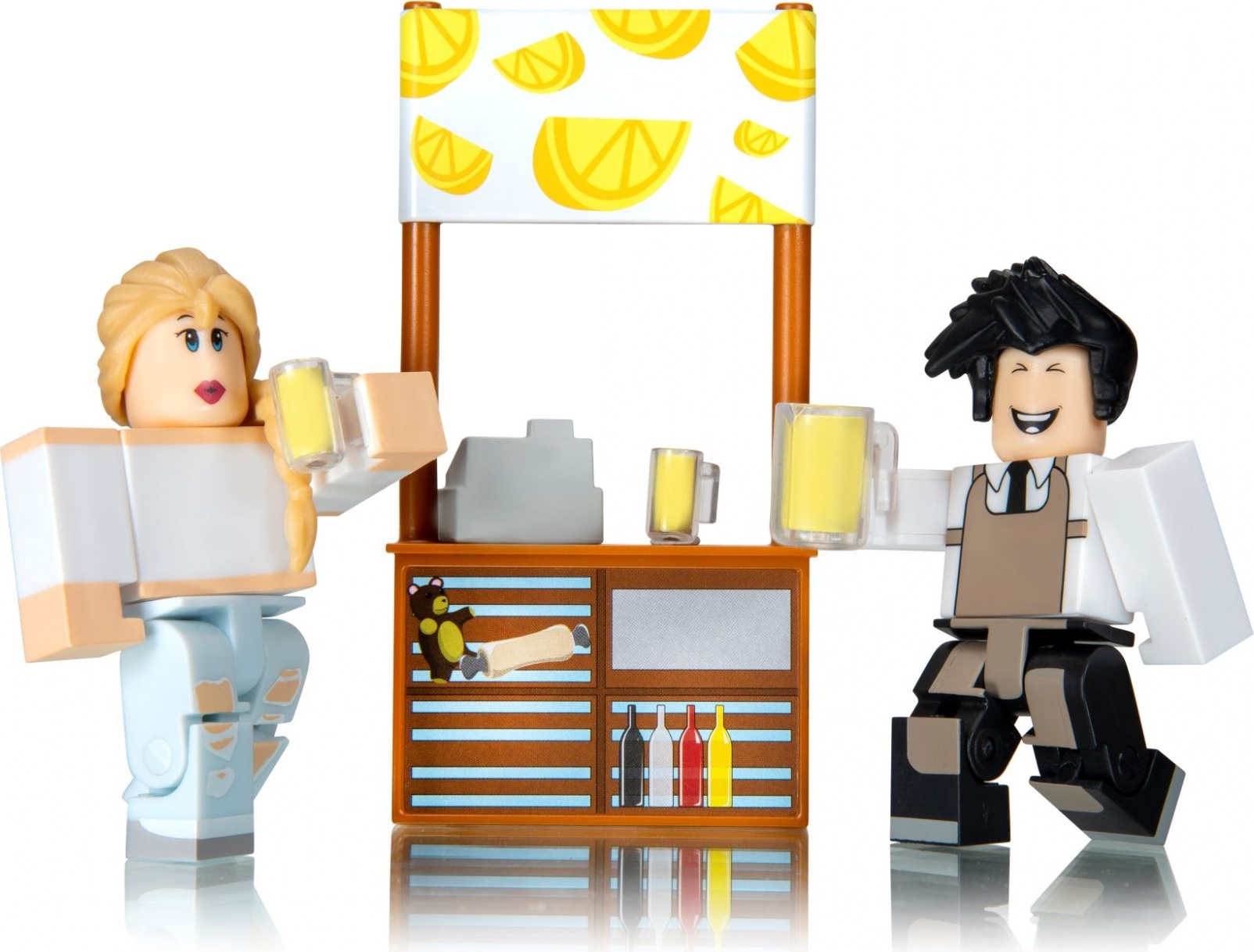 Jazwares Roblox Spielset - Adopt Me: Lemonade Stand Spielfiguren Archer Sofie ROB0173