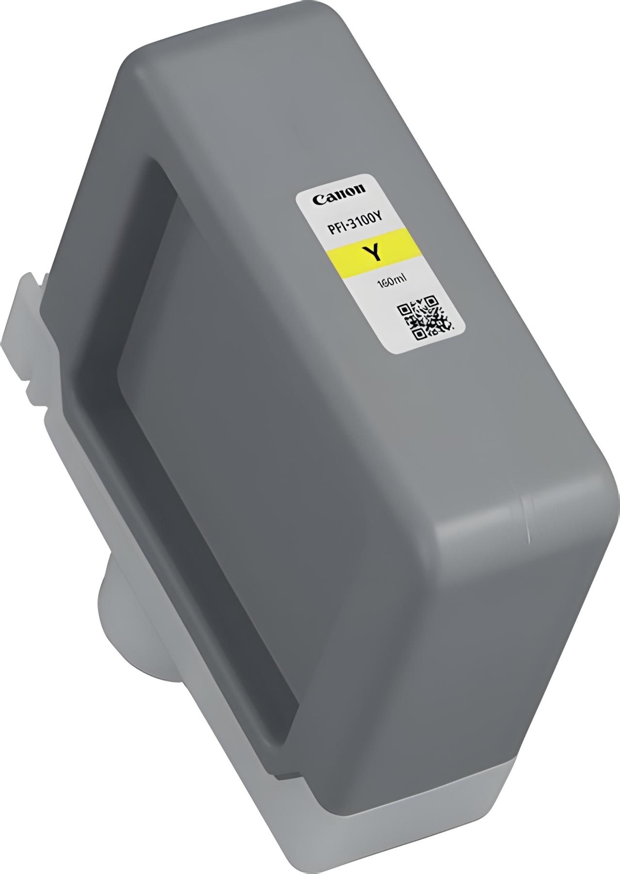 Canon PFI-3100Y, Žltá, 160 ml, 1 kusov, Balenie po jednom kuse