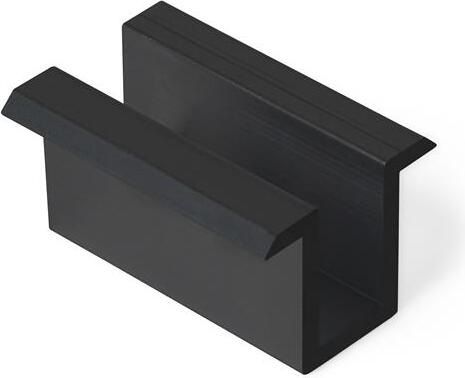 Úchyt panelu G21 stredový čierny