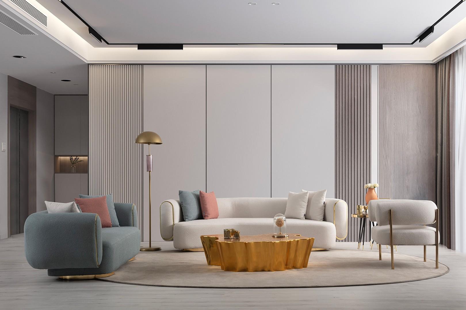 AEA Loungemöbel Sofagarnitur Sitzgarnitur Polsterecke Sofa Couch Sofalandschaft 4tlg JVM4067282914315