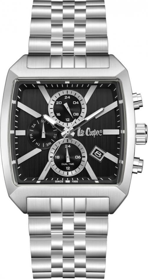 Herrenuhr von LEE COOPER LC08139.350, Stahlmodell in der Mode.
