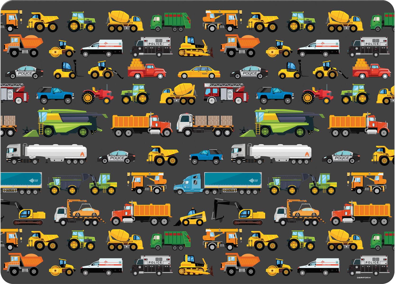 Derform laminierte Unterlage Fahrzeuge undefiniert