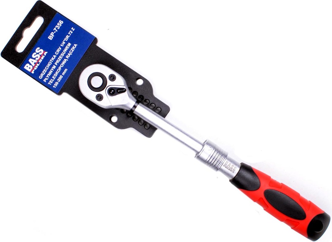 Bass Polska sp. z o.o. 1/4" Ratsche mit Teleskopgriff