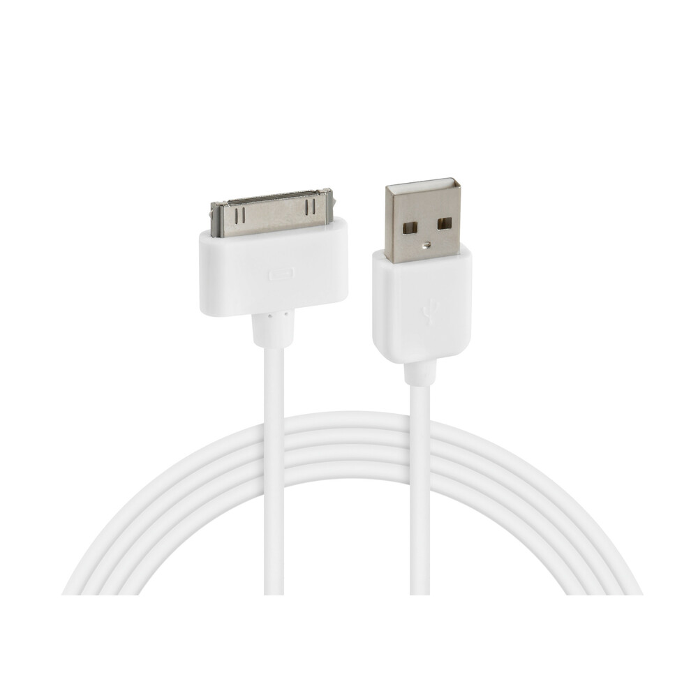 Kábel Apple Dock 30 Pin USB Lampa - 100 cm - Weiß