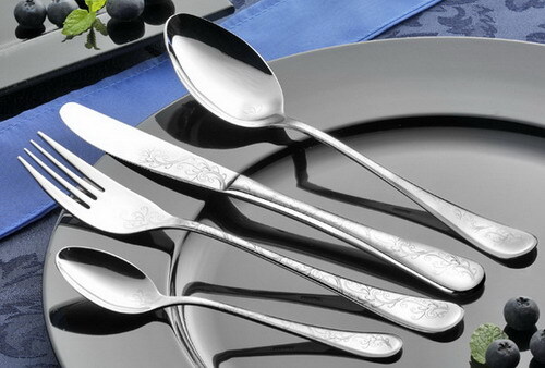 Esmeyer 5x 24-tlg. Besteck CELINE aus Chrom-Nickel- Besteck, Besteckset YE-208-082