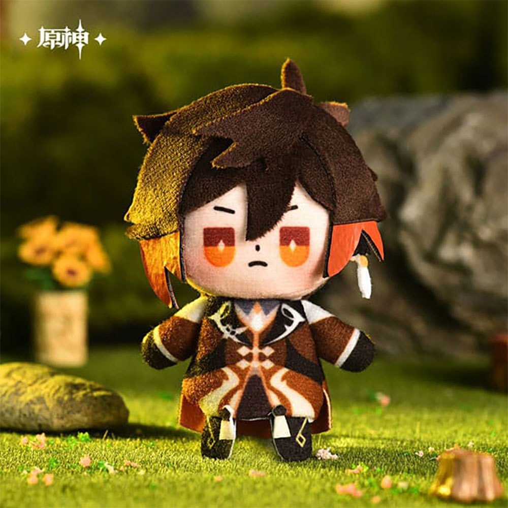 MiHoYo Genshin Impact Genshin Fes 2023 Mini Plüschfigur Zhongli 10 cm 925