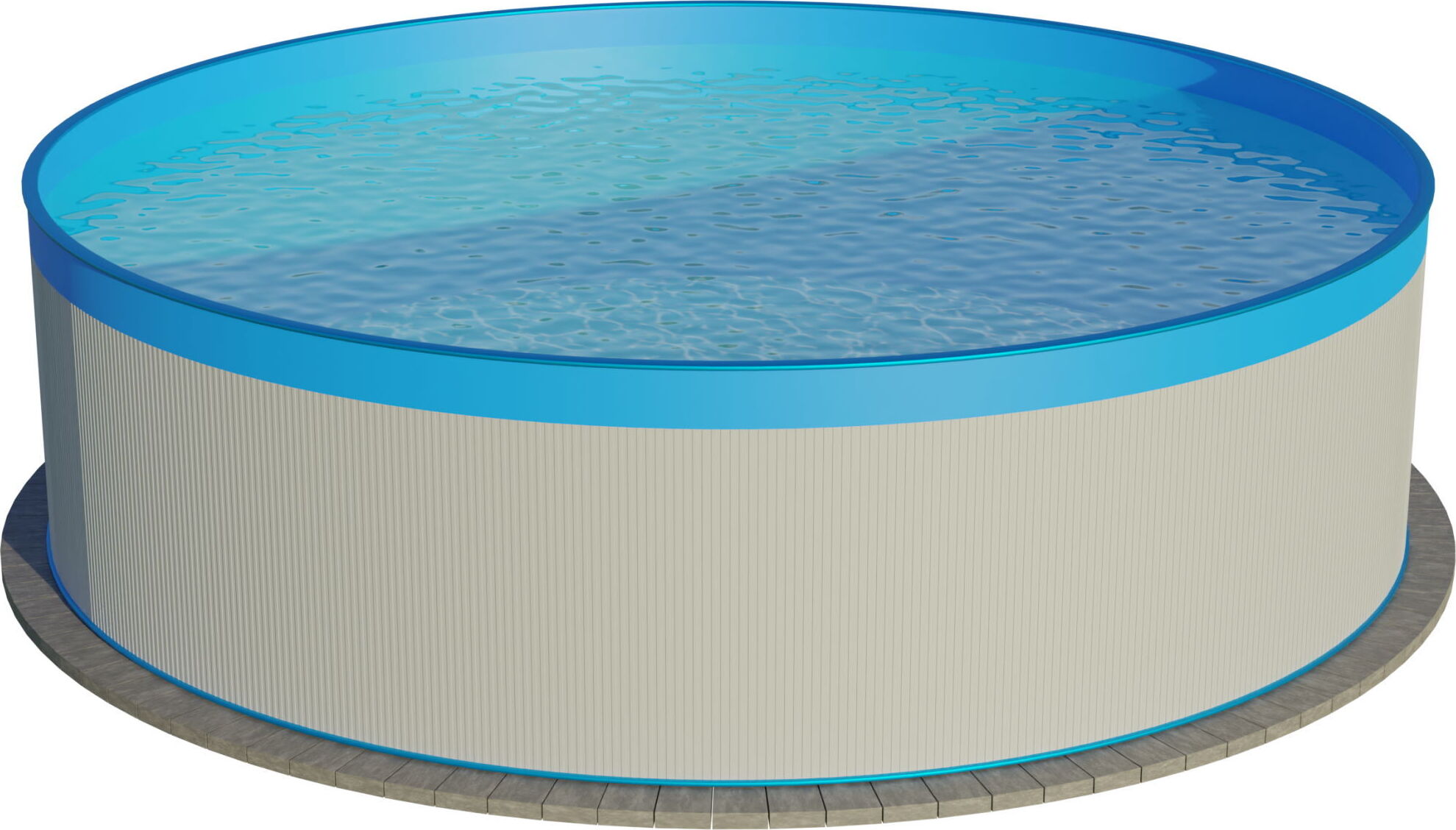 Bazén Planet Pool samotný bazén 350 x 90 cm modro-biely