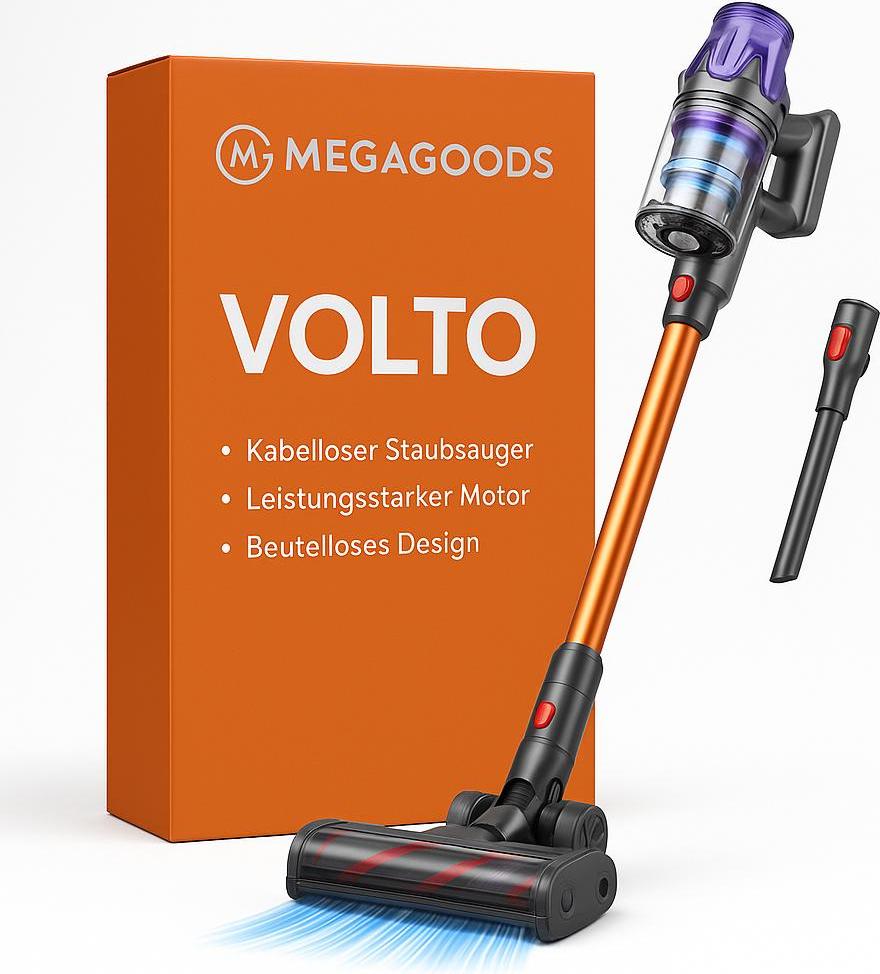 Akku-Staubsauger 500W 50KPA starke Saugkraft beutellos DE.