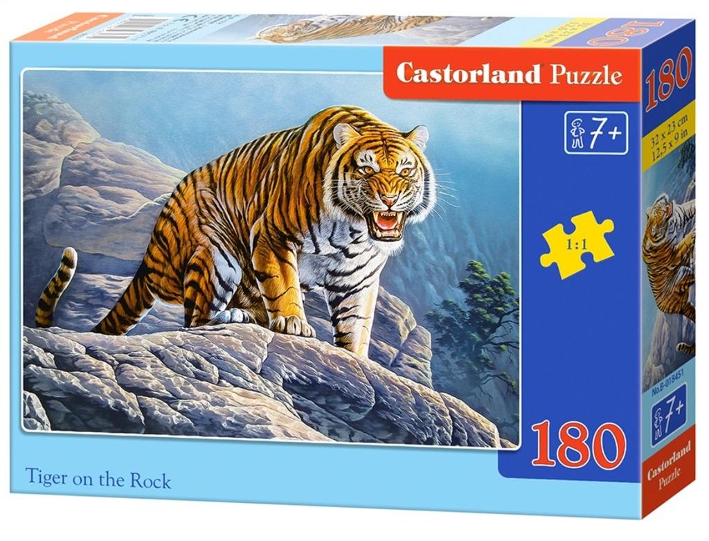Castorland Tiger on the Rock, Puzzle 180 Teile WLP-Castorland-018451