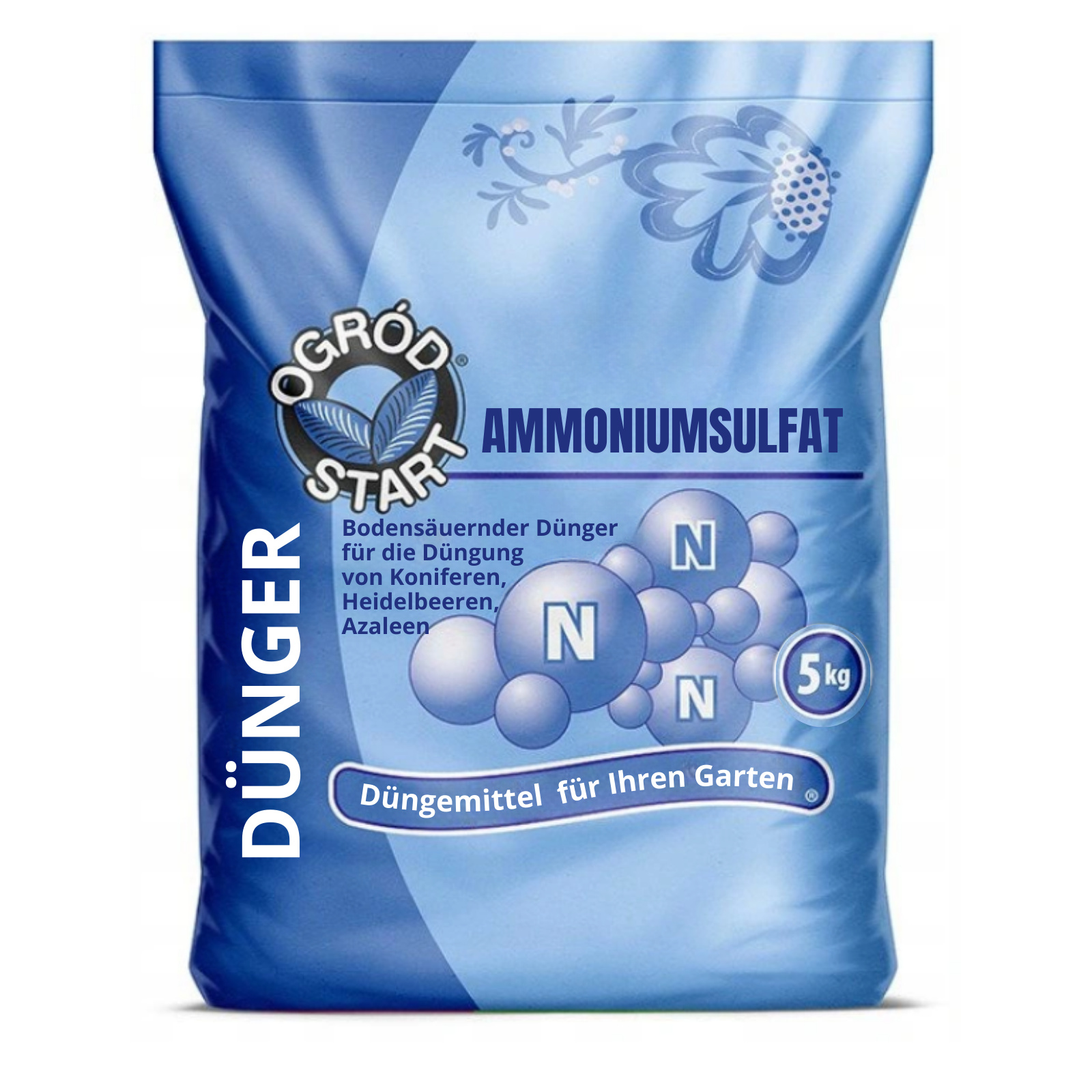 AMPOL-MEROL Ammoniumsulfat Stickstoff Schwefel Dünger Stickstoffdünger Moorbeet Pflanzen 5kg