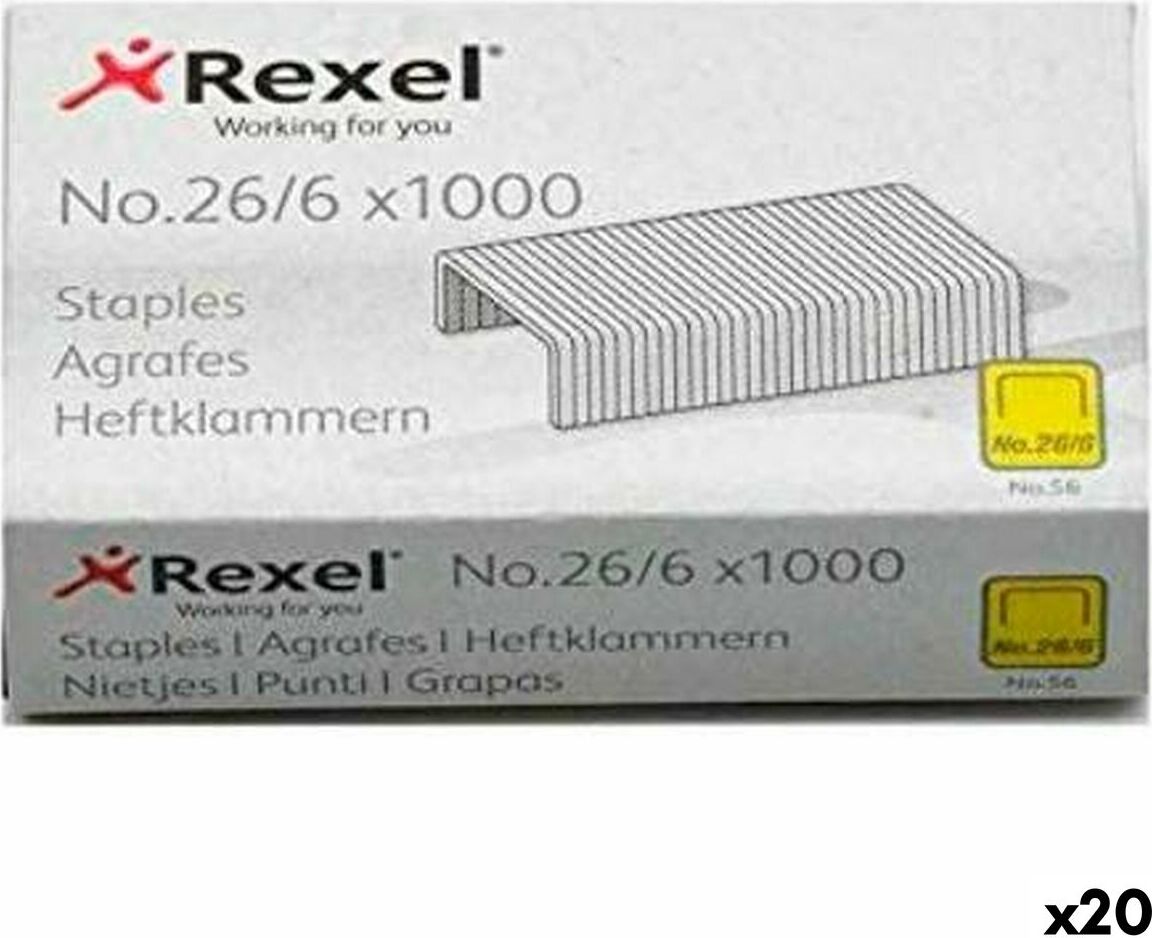 PETRUS Heftklammern 26/6 Verkupfert – Box Mit 1000 Stück, Für Hefter, Büro & Haushalt