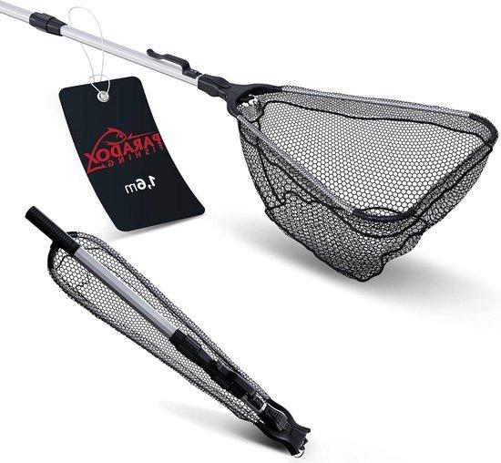 Famanu Teleskopisches Gummischnnet 16 m - Ideal für Angler SHSHOP