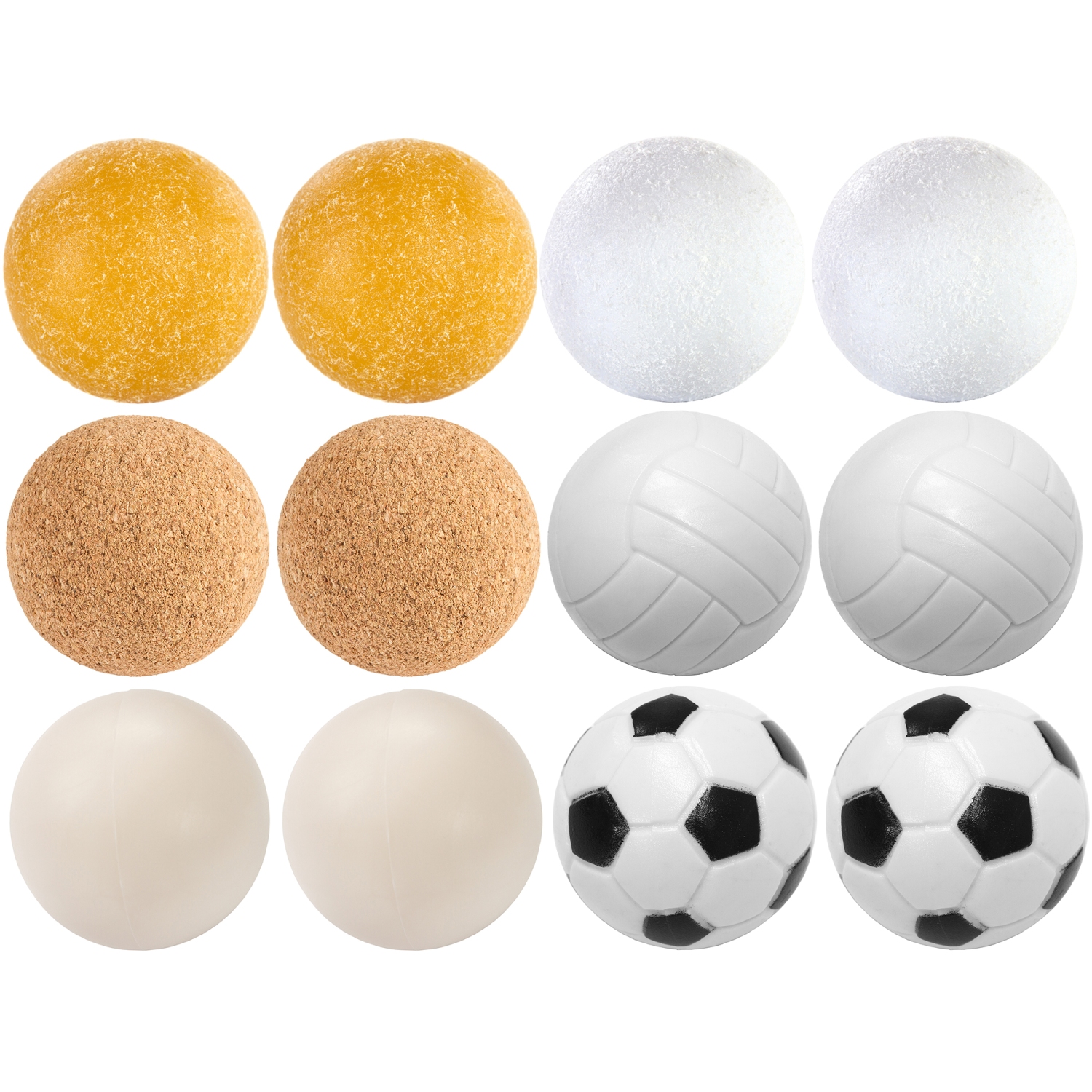 Pack von 2 Kunststoff Tischfußball Ball Stopper Tischfußball Ball Tor Tor 