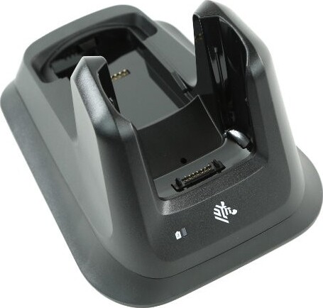 Zebra Lade-/Übertragungsstation, USB Lade-/Übertragungsstation, USB, lädt 1x Gerät und 1x Ersatzakku, inkl.: Netzteil,